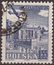 Poland 1954 Paisaje 1,55 ZT Azul Scott C39. Polonia c39 us. Subida por susofe